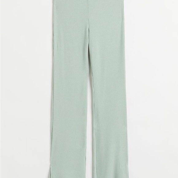 H&M Bottoms Ribbed Flared Leggings By Hm Size 4 Poshmark